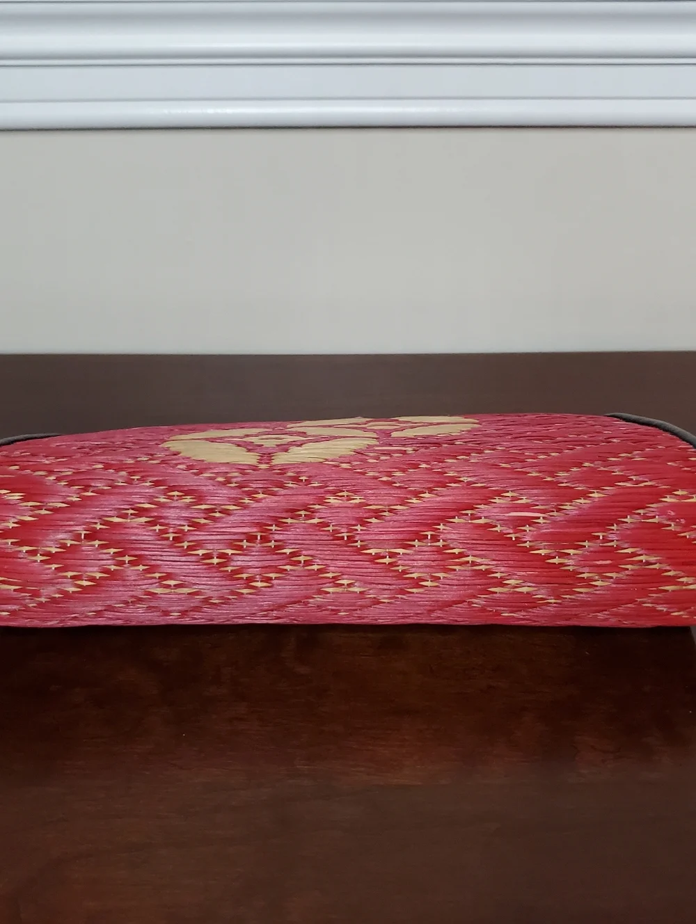 Vintage Japanese Igusa (Woven Grass) Kimono Clutch